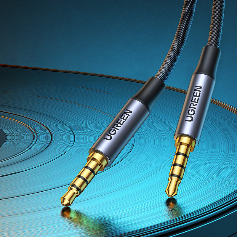 Ugreen cable AUX mini jack 3.5mm cable (male) - 3.5mm mini jack (male) 2m  black (AV183) - B2B wholesaler.hurtel.com